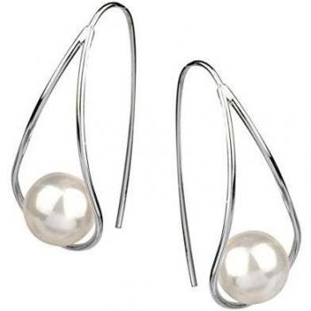 Pendientes de gancho con perla 9 mm Vidal & Vidal