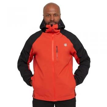 Dare 2b Men's Water-repellent Mountain Series Waterproof Jacket Cinnamon Black