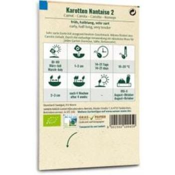 Semi di carote bio Nantaise 2 – Maier
