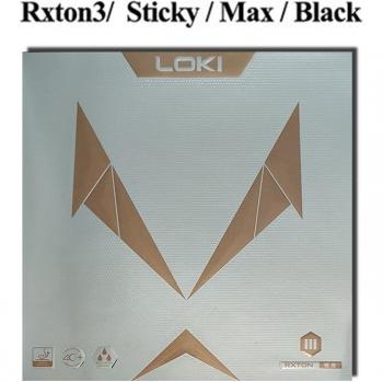 Gomme de Tennis de Table LOKI RXTON Rouge Collante ITTF