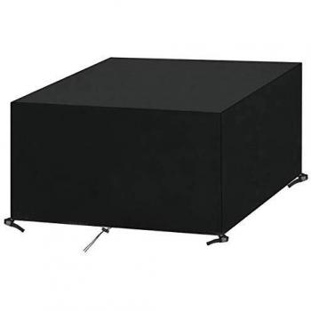 SanGlory Rectangular Windproof Patio Table Chairs Sofa Cover