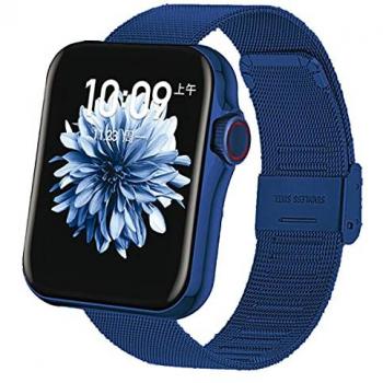 Montre connectée Mixte Smarty Standing - SW022HBracelet Acier Bleu