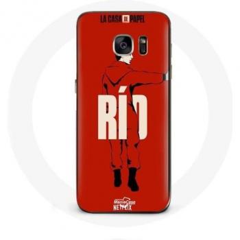 Samsung Galaxy S7 hoesje La casa de papel Rio afbeelding