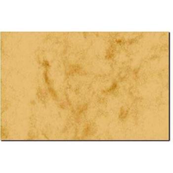 Sigel DP744, Marmordekor Visitenkarten, schnittgestanzt, Marmor beige, 225g