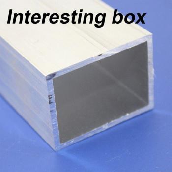 30x40 Aluminum Alloy Square Tube for Model Accessories