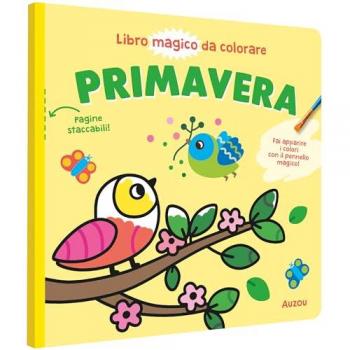 Primavera. Libro magico da colorare. Ediz. illustrata. Con pennello magico