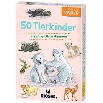 Expedition Natur 50 Tierkinder Quizkarten