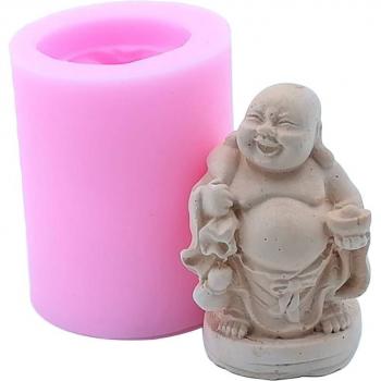 Molde de Vela Buda Chino en Silicona