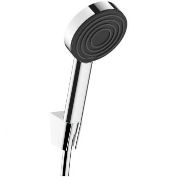 Set Doccia Hansgrohe Pulsify S 105 con Soffione a Getto Singolo e Flessibile da 125 cm, Cromo