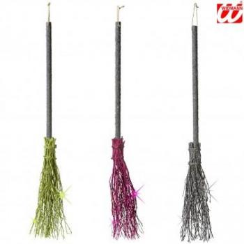 Scopa da Strega Glitter Lusso cm. 98 - Widmann