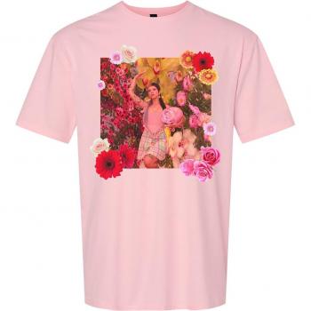T-Shirt Uomo Martinez, Melanie - Spring Flowers - L a XXL - Rosa Pallido