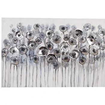 Toile Bouquet Gris 60X90 par Atmosphère Createur d'Intérieur Atmosphera