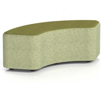 Office Breakout Stool 90° Harlestone – Rivet Fabric, Olive Body
