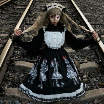 Gothic Lolita Dark Angle Dress – High/Low Edition