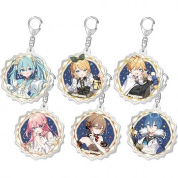 Vocaloid Miku Glitter Keychain Collection 2023