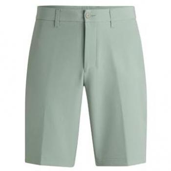 BOSS Pantaloncini di tessuto S_Commuter_10.5 inch 50540337 Verde Slim Fit