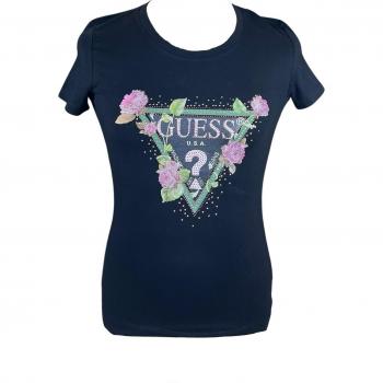 Camiseta Floral Stretch Guess Mujer