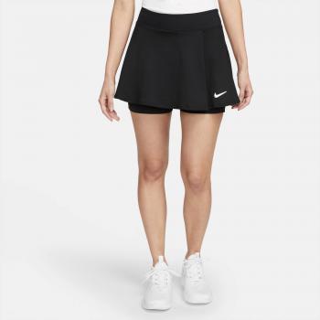 Falda Nike Court Victory Dri-Fit Flouncy para Mujeres - Negro