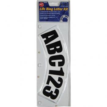 Taylor Made Life Ring/Buoy Lettering Kit in Black