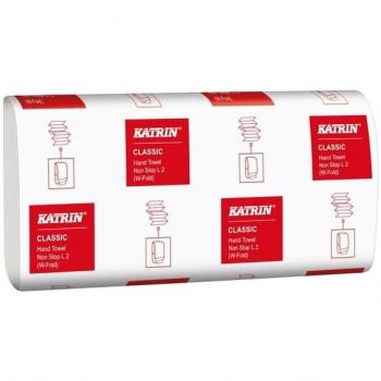 KATRIN Papierhandtücher 61594 Non Stop L2, 2-lagig, 3000 Tücher, weiß
