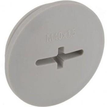 Tappo Cavo Poliammide Grigio M40