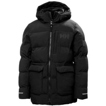 Helly Hansen North Puff Parka for Kids – Black, 14 Years Old