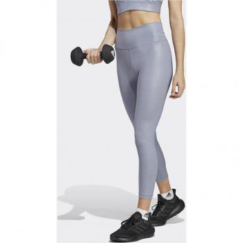 Mallas adidas Opt Shine 7/8 Lila L Mujer