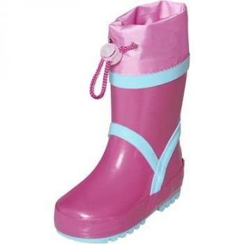 Stivali Playshoes Basic foderati di rosa