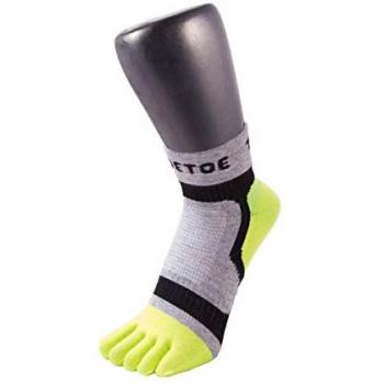 TOETOE Sports Light Toe Sock (Men’s & Women’s) – Green, UK 6‑8