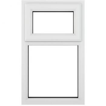 White Top Hung Casement Window 610mm x 820mm
