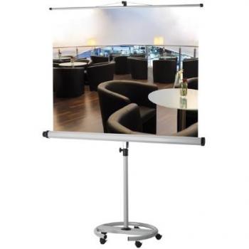 FRANKEN Standstativ Leinwand Mobil (Breite) 2.000 mm x (Höhe) 2.000 mm Speditionsversand