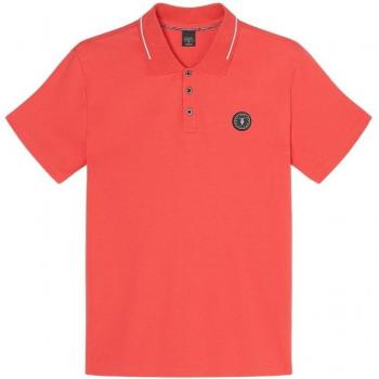 Poloshirt LE TEMPS DES CERISES ARON Gr. L, rot Herren