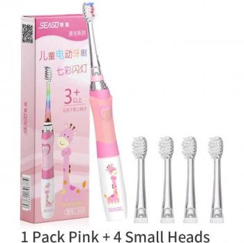 Seago Children's Electric Toothbrush with Flashlight