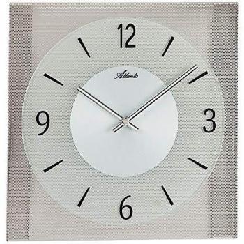 Atlanta 4520/19 Wanduhr Quarz Analog Metall Mit Glas