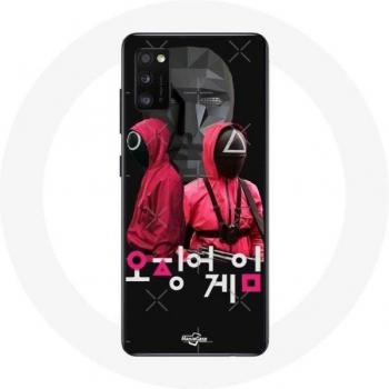 Samsung Galaxy A41 Squid Game Soldier Masks Case