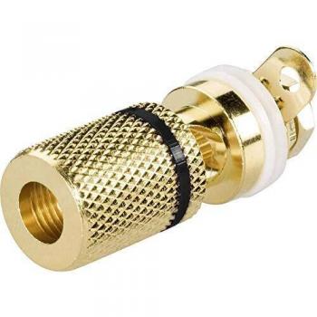 TRU COMPONENTS 4mm Black Socket Connector 1pc