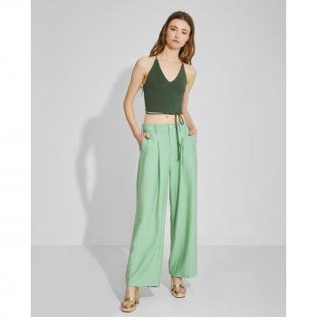 Pantalones de vestir mujer estilo Naëlle Ancho Pinza