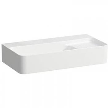 Vasque compacte LAUFEN Val 60x31cm sans trou pour robinet, sans trop-plein, blanc
