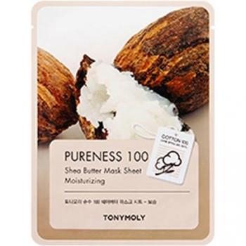 TONYMOLY - Pureness 100 Sheet Mask - Shea Butter - 1 pezzo