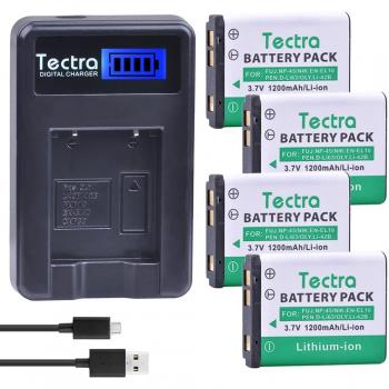 EN-EL10 Batterie & Ladegerät für Olympus Li-40B Li-42B