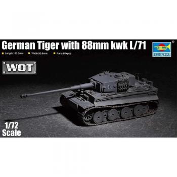 German Tiger mit 88mm kwk L/71 Modellbausatz
