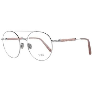 Tod's Women’s Optical Frames – Silver & Leather, Gray