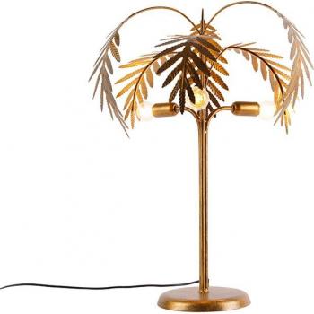 Golden Art Deco Trilight Table Lamp – Botanica