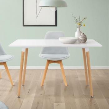 ML-DESIGN Esstisch 120x70 cm skandinavisch für 4-6 Personen MDF/Buche