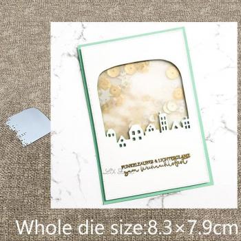House Frame Metal Cutting Dies for Scrapbooking