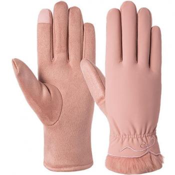 Guantes de dibujos animados para mujer, cómodos y abrigados