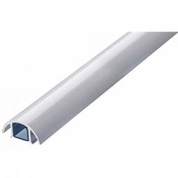 Mini Design Aluminium Kabelschacht in weiss hochglanz RAL9003 lackiert ALUNOVO