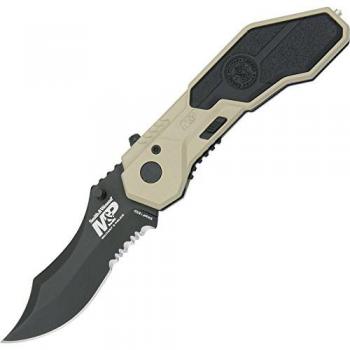 Smith & Wesson Military Police Magic Combo – Tan & Black Handle, Blk. Bld