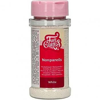 Nonpareils Blancos 80 g Funcakes