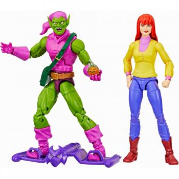 Legends de Marvel: Pack de Figuras de Acción 2‑Pack (Mary Jane Watson & Green Goblin)